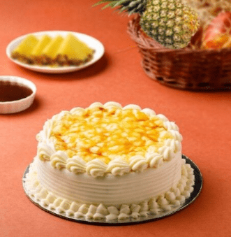 Pineapple Fruit Cake Luv Flower Cake